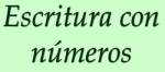 escribir con letra los numeros
